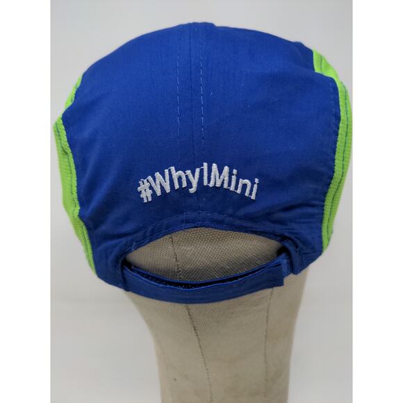 Indy 500 Festival Mini Marathon 2020 Strapback Hat Blue Green Embroidered - Picture 9 of 12